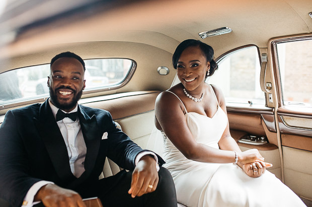 glamorous Black Tie wedding, Grove House wedding