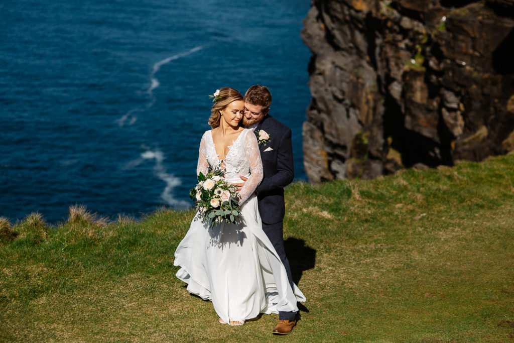 cliffs of moher wedding portraits