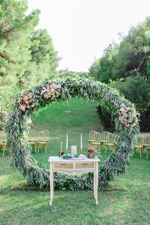 Wedding Trend: Floral Moon Gates | see more on onefabday.com