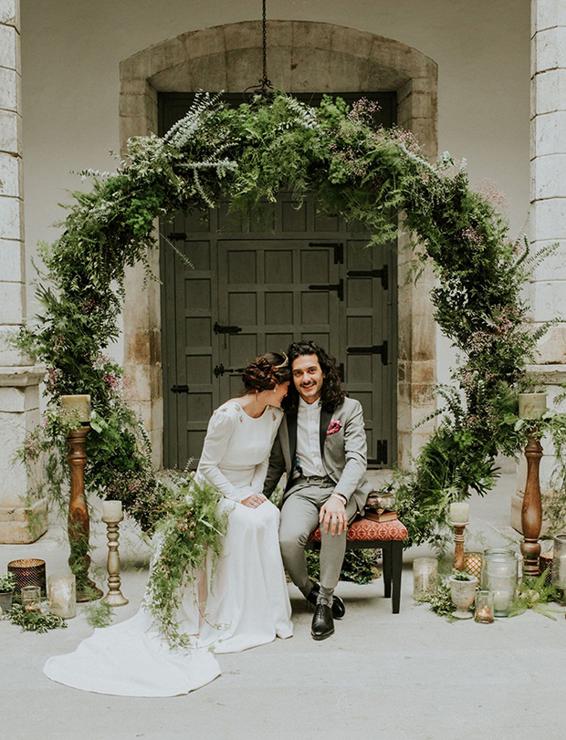 Wedding Trend: Floral Moon Gates | see more on onefabday.com