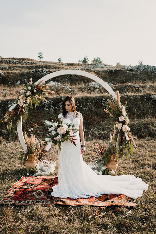 Wedding Trend: Floral Moon Gates | see more on onefabday.com