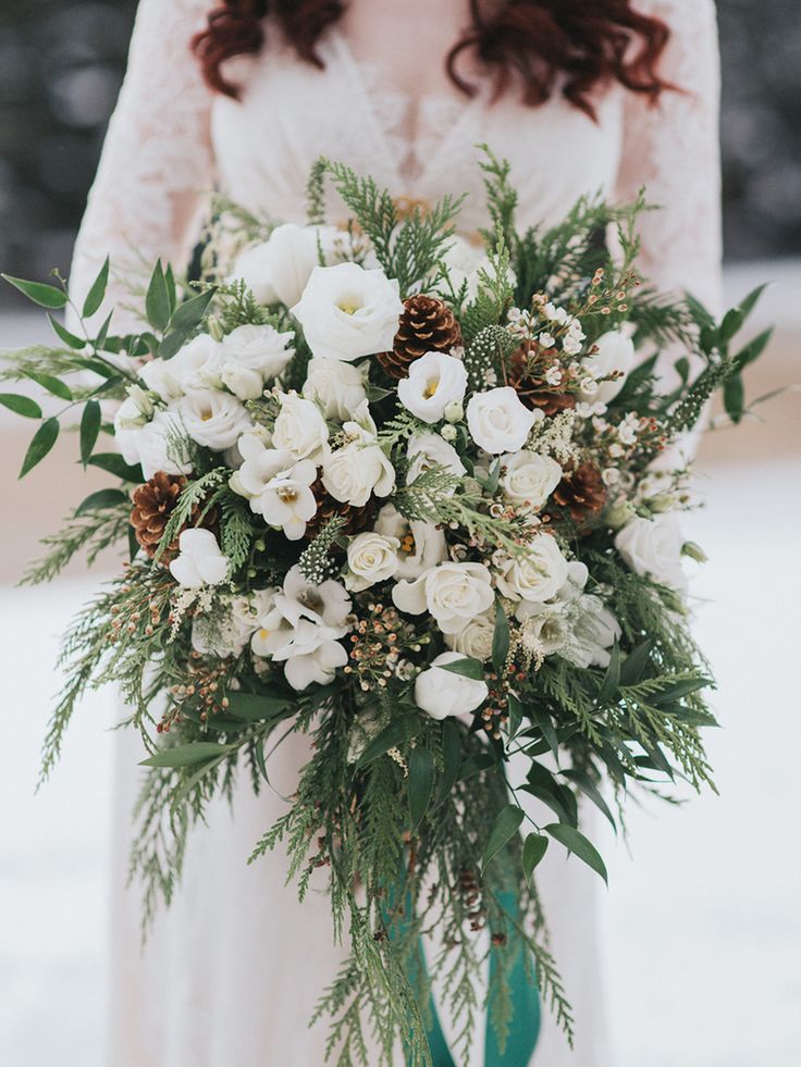 Winter Wedding Bridal Bouquets | onefabday.com