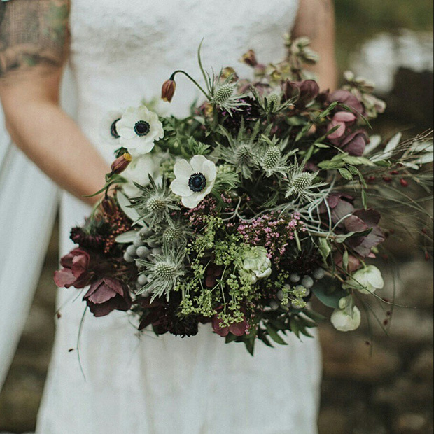 Winter Wedding Bridal Bouquets | onefabday.com