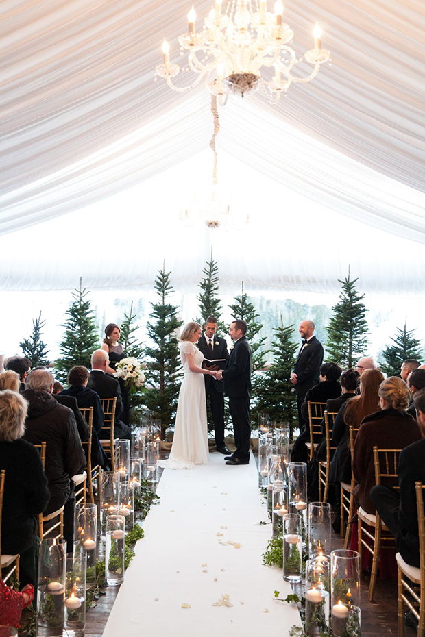 Christmas Wedding Decor Ideas | onefabday.com