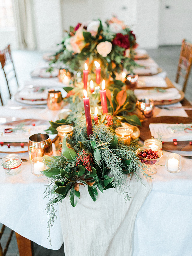 Christmas Wedding Decor Ideas | onefabday.com