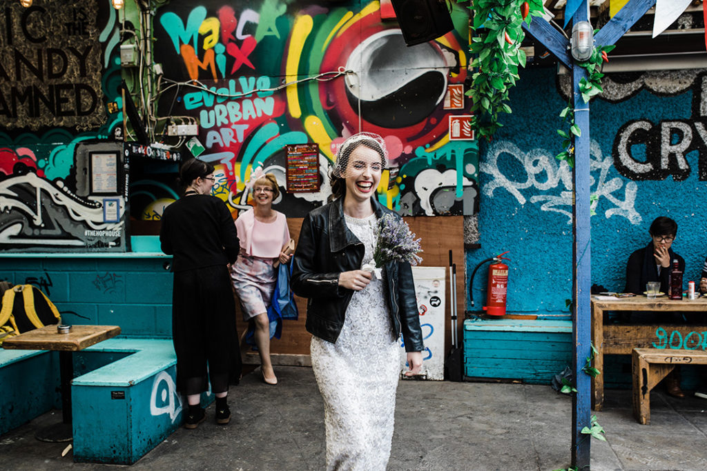 The Bernard Shaw wedding, cool wedding venues Dublin, cool wedding portraits Dublin