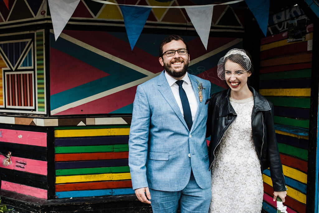 The Bernard Shaw wedding, cool wedding venues Dublin, cool wedding portraits Dublin