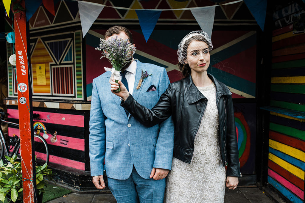 The Bernard Shaw wedding, cool wedding venues Dublin, cool wedding portraits Dublin