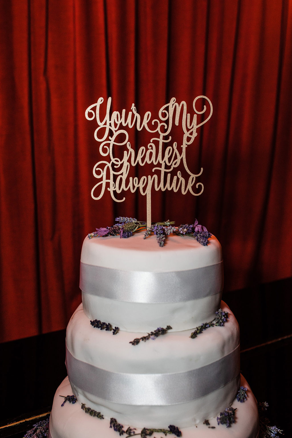 You're My Greatest Adventure cake topper