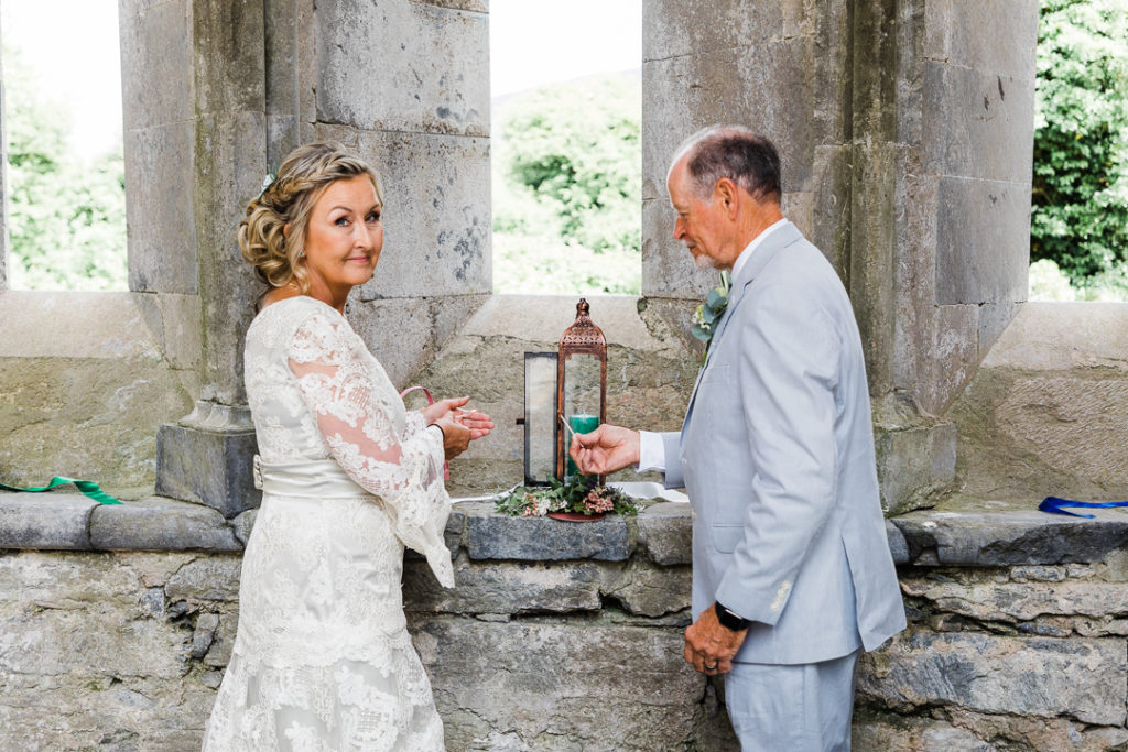 Romantic Irish elopement in Co. Clare, Irish castle elopement