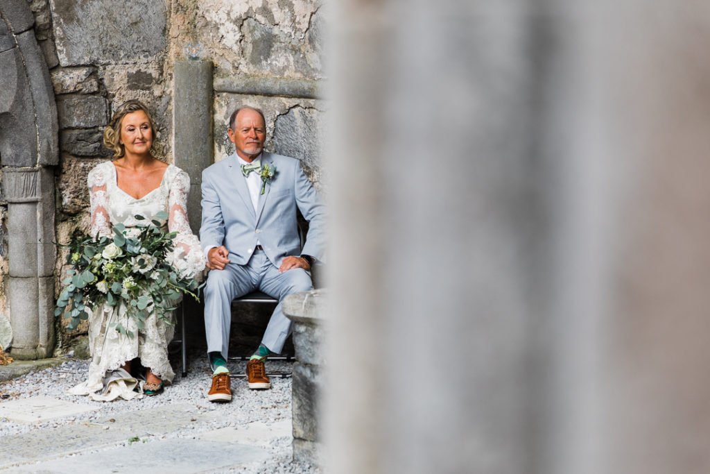 Romantic Irish elopement in Co. Clare, Irish castle elopement