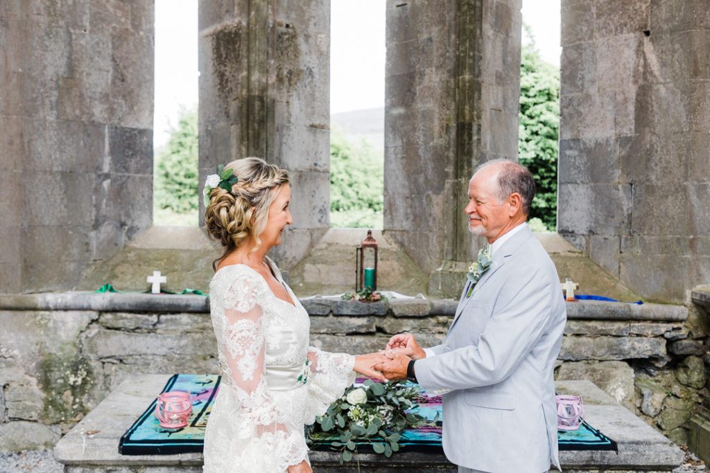 Romantic Irish elopement in Co. Clare, Irish castle elopement