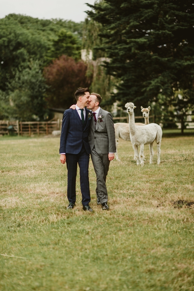 same sex wedding styling, groom style, stylish groomswear, same sex couple styling