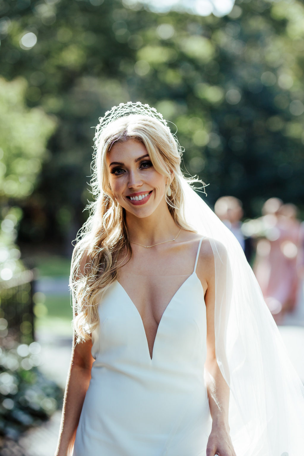 bridal headpiece, Stylish and cool Dublin City Wedding Fallon and Byrne wedding by Olga Hogan Photography (2)