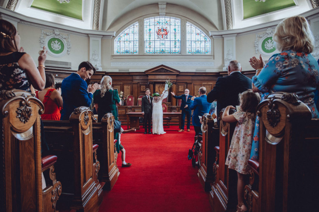 Islington Town Hall wedding ceremony