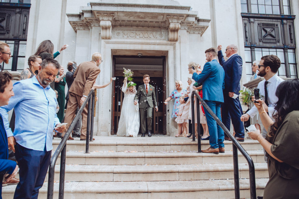 Islington Town Hall wedding ceremony