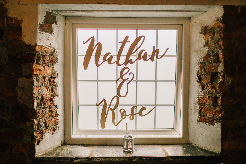 couple name decor wedding