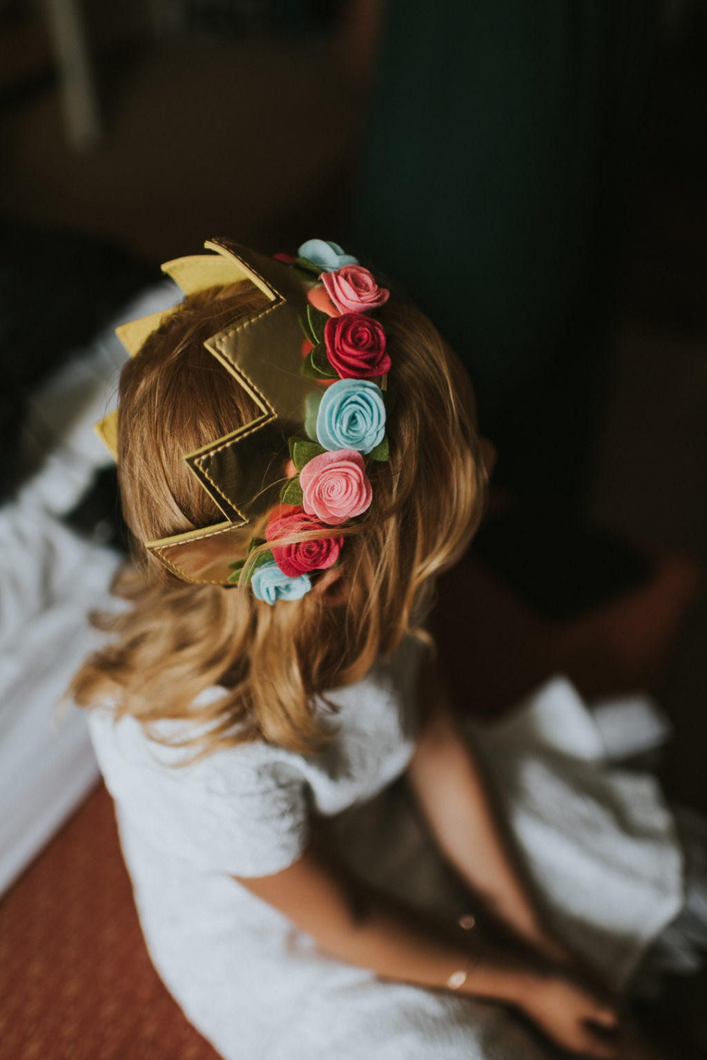 flower girl flower crown