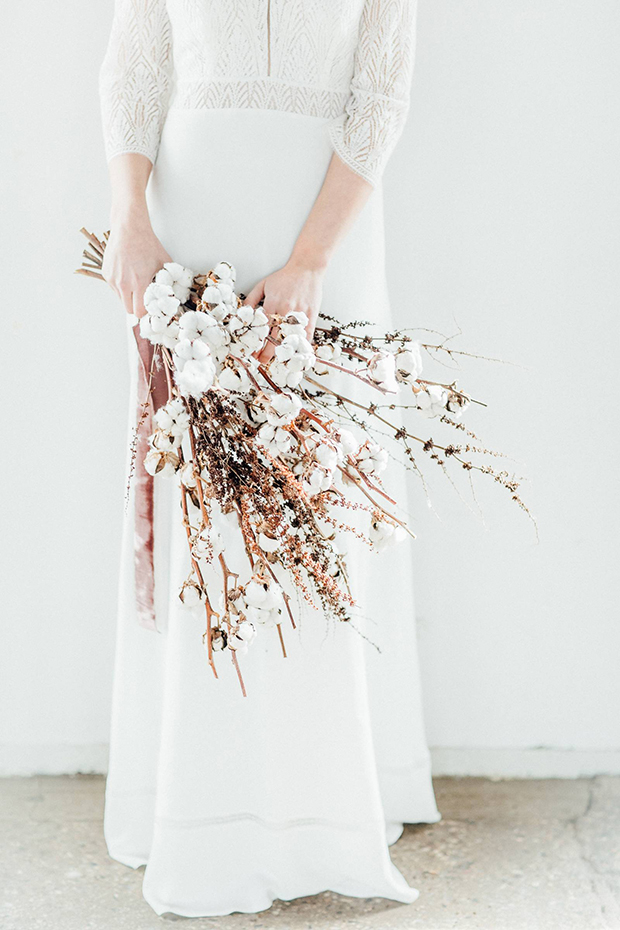 Dried Wedding Flower Inspiration | onefabday.com