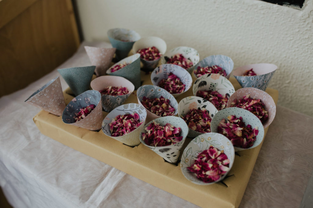 hand dried confetti, dried petal confetti 