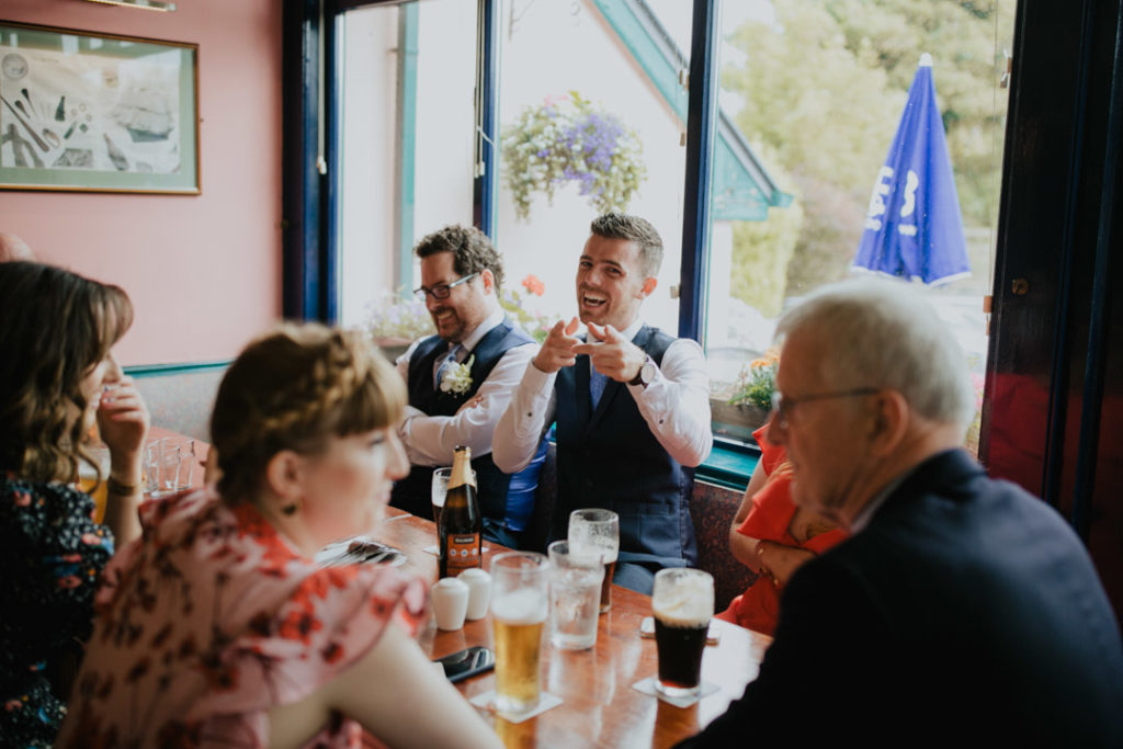 O’Grady’s on the Pier, Barna, Galway wedding