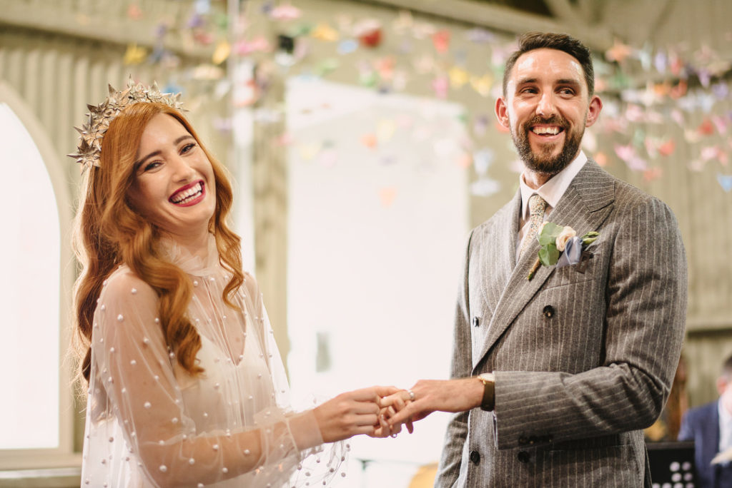 tin chapel at mount druid wedding ceremony