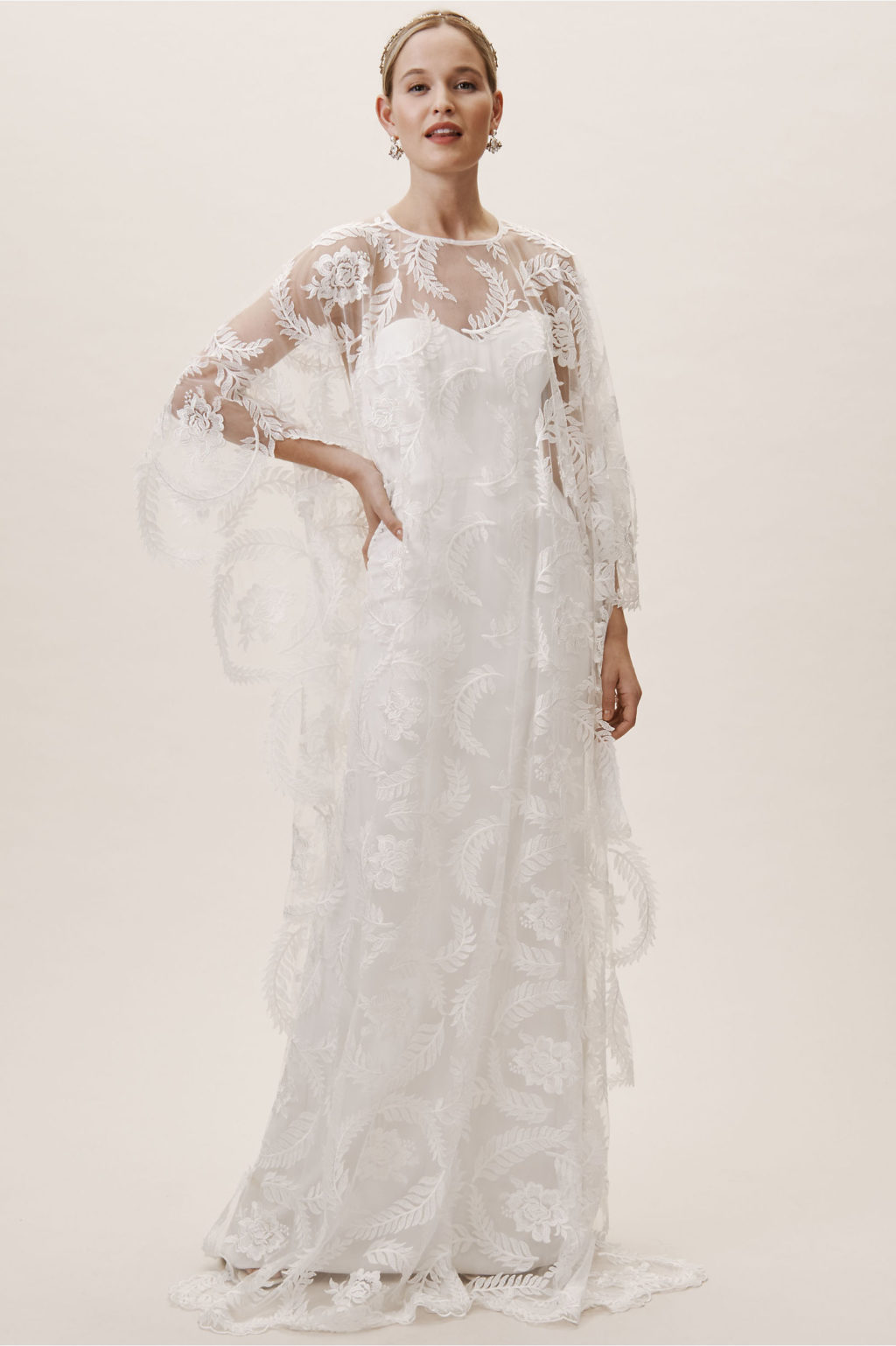 Wedding Dress Trends 2019 Wedding Dresses Wedding Poncho Capes BHLDN Zazie