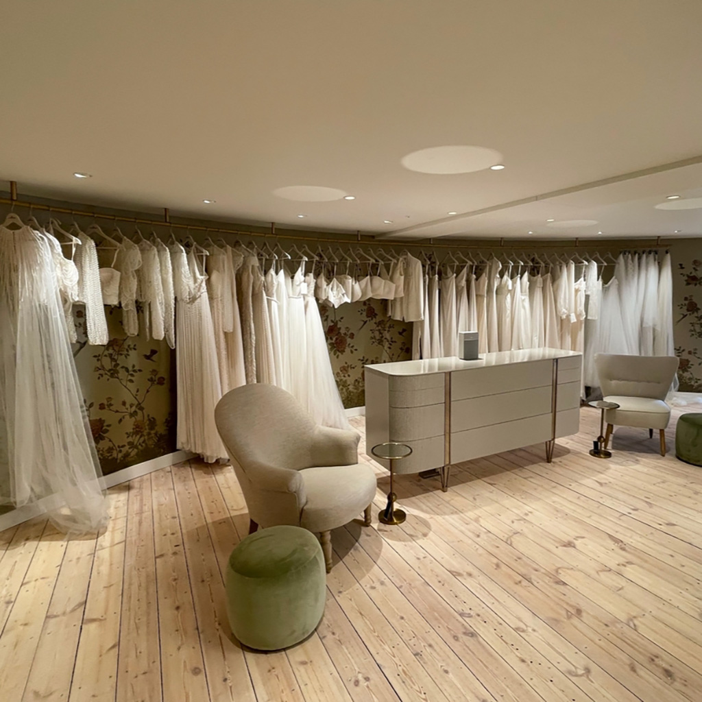 Catherine Deane London bridal showroom