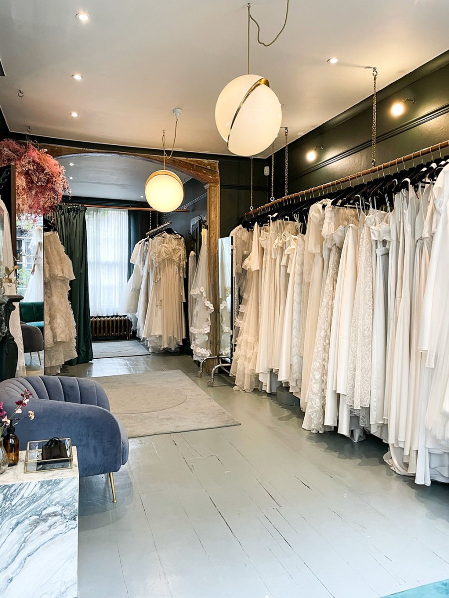 Halfpenny London bridal boutiques London