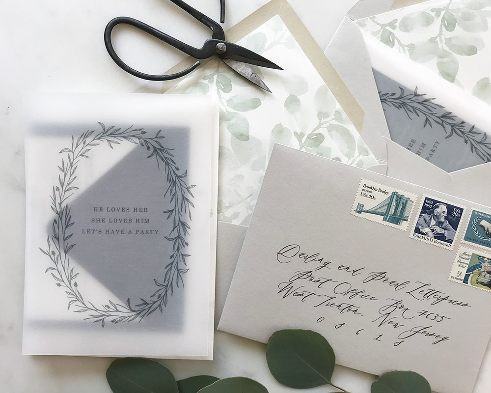 Wedding Stationery Trend: Vellum Wedding Invitations | One Fab Day