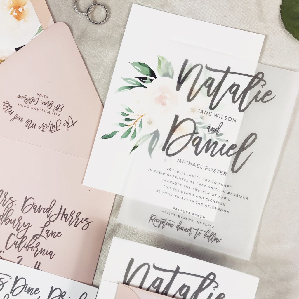 Wedding Stationery Trend: Vellum Wedding Invitations | One Fab Day