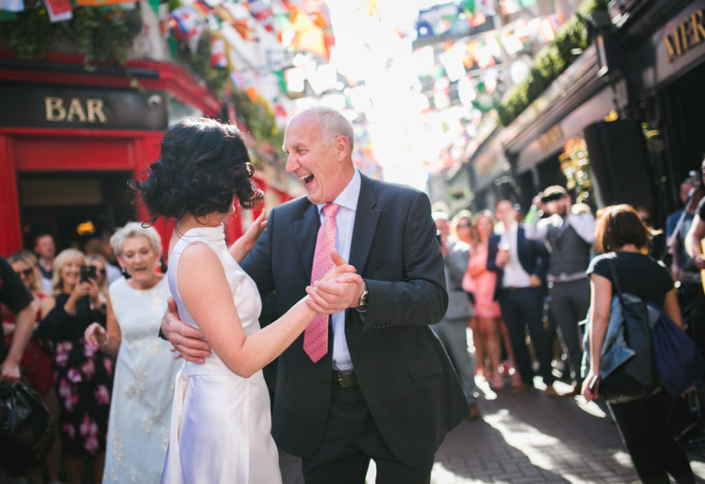 dublin city wedding dame lane the stag's head