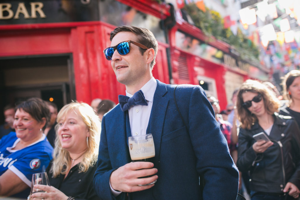 dublin city wedding dame lane the stag's head