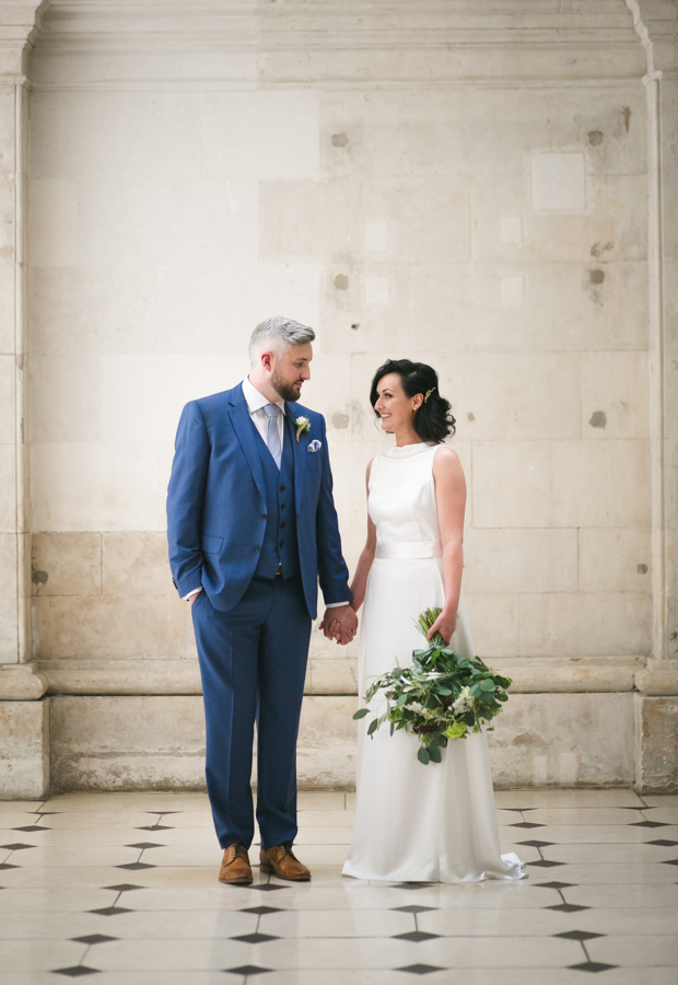 elegant wedding in dublin city hall