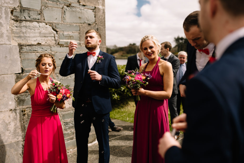 red bridesmaid dresses, pink bridesmaid dresses, berry bridesmaids dresses, mix and match bridesmaid dresses