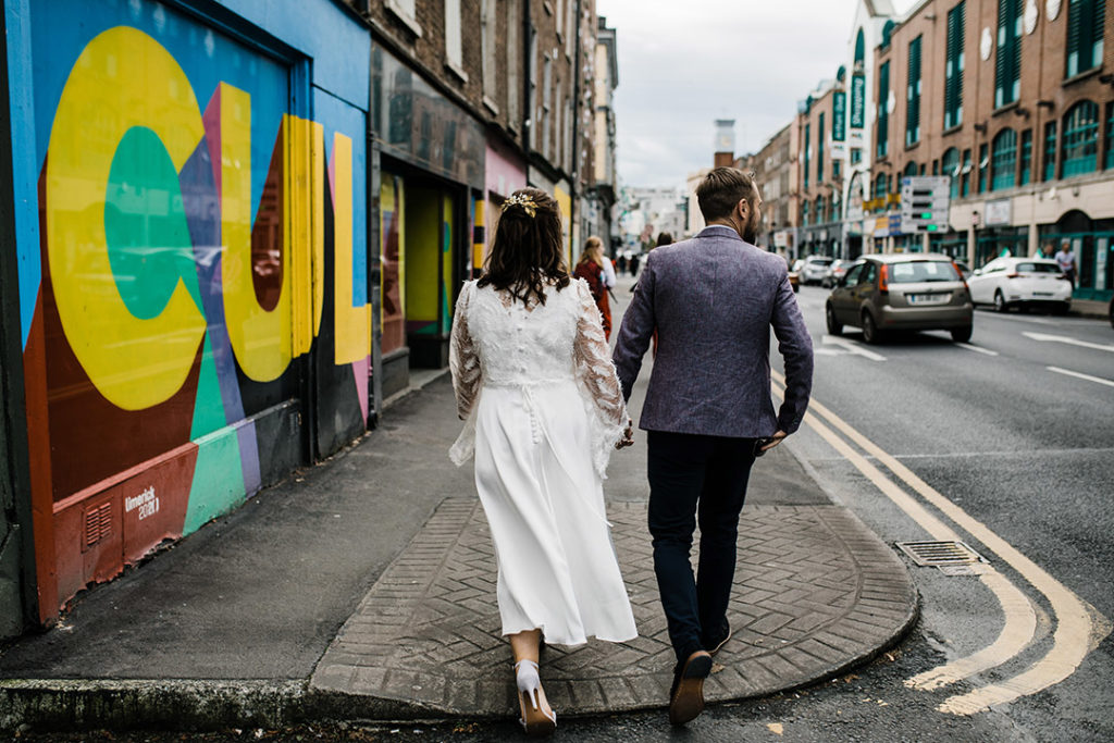 city wedding portrait ideas