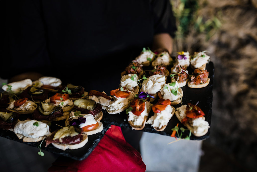 wedding canapes