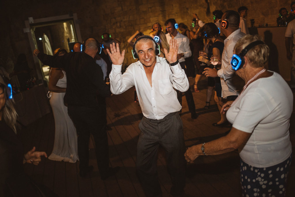 silent disco wedding