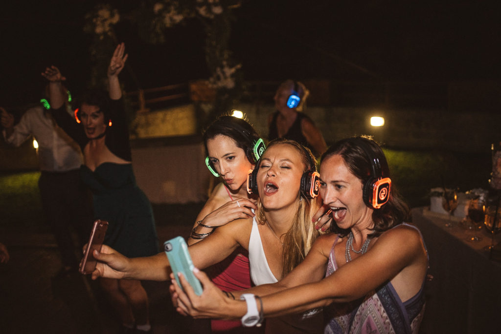 silent disco wedding