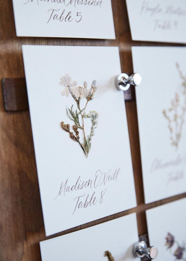 Pressed Flower Wedding Ideas | One Fab Day