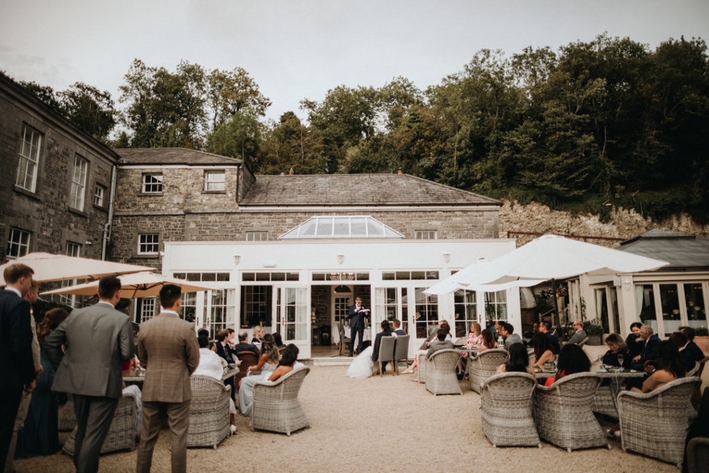 outdoor wedding speeches The Millhouse