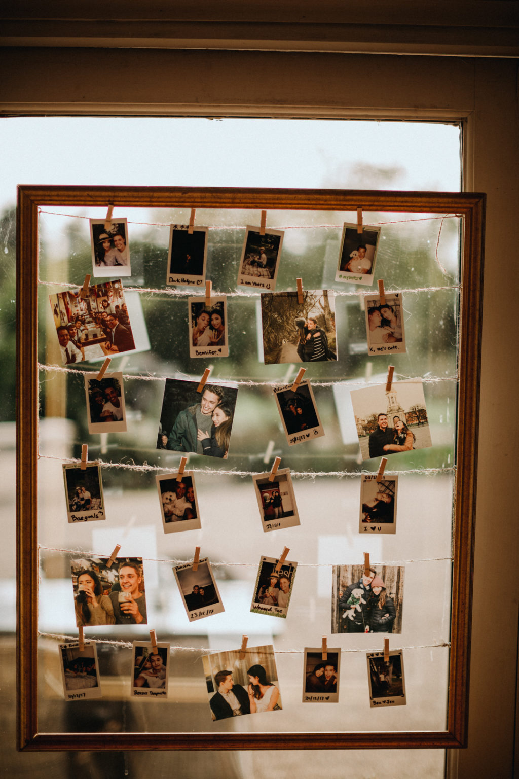 wedding photo display ideas