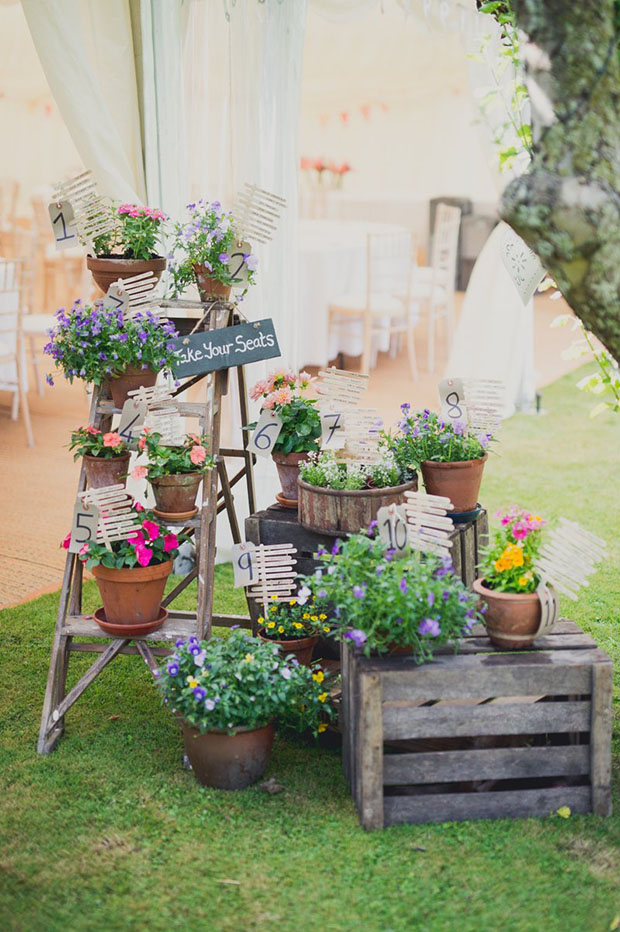 7 Ways to Use Potted Plants in your Wedding | see them all on onefabday.com