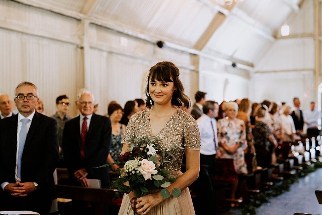 sequin bridesmaids dresses