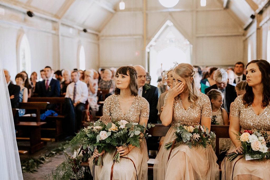 sequin bridesmaids dresses