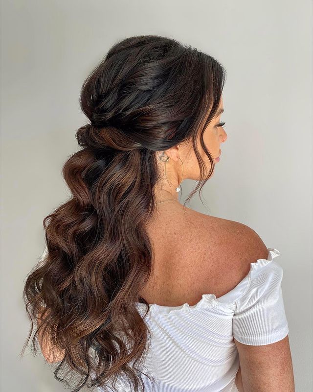 wedding hair ideas, wedding inspiration, wedding updo wedding down-do, wedding hair ideas