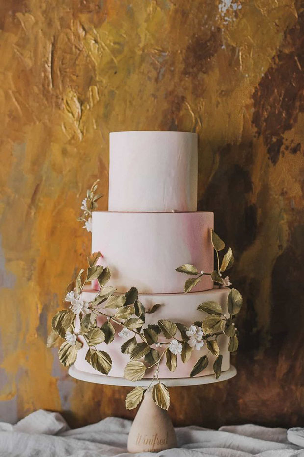 Vintage Style Wedding Cakes | See more at Onefabday.com