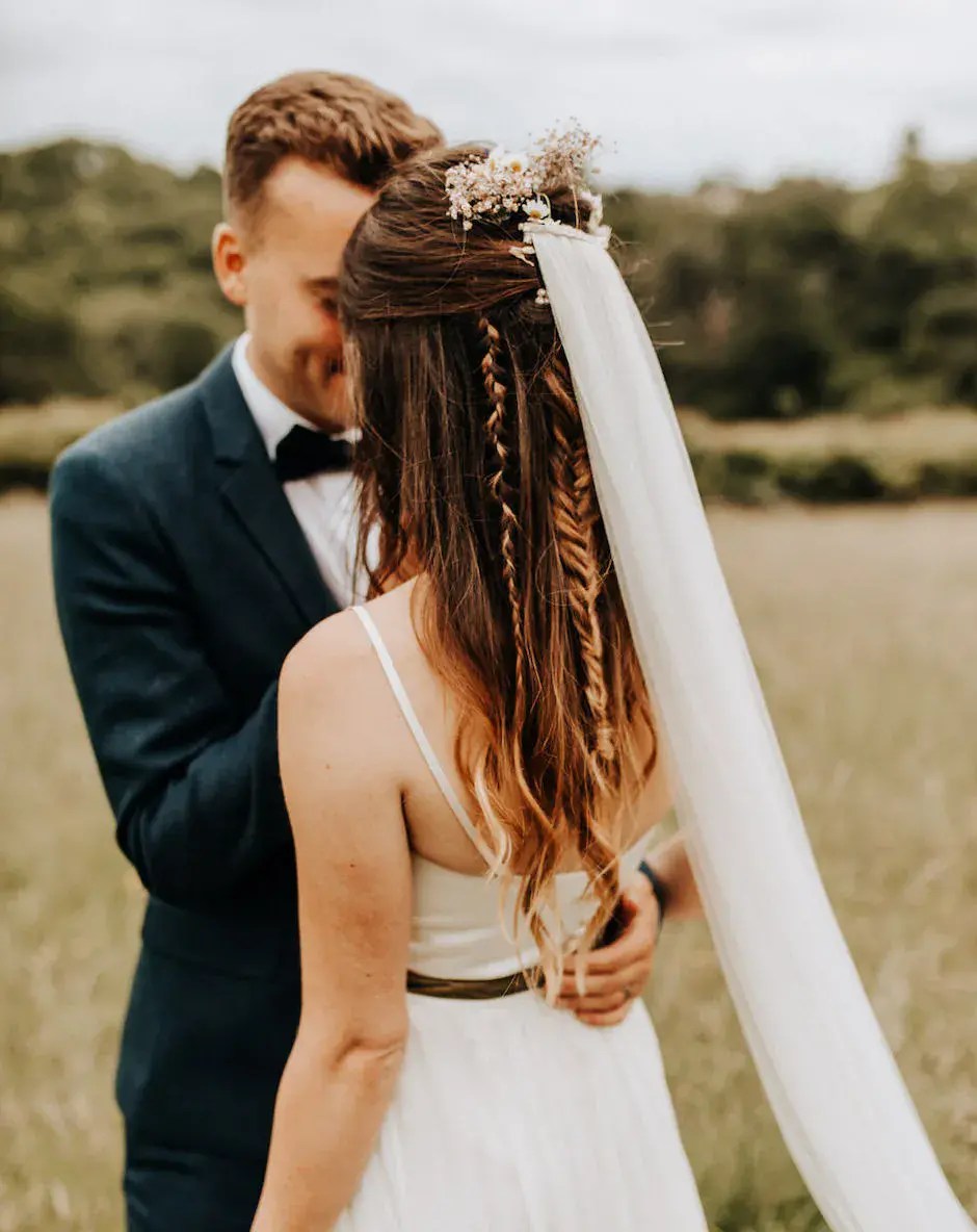 wedding hair ideas, wedding inspiration, wedding updo wedding down do, boho bridal hair