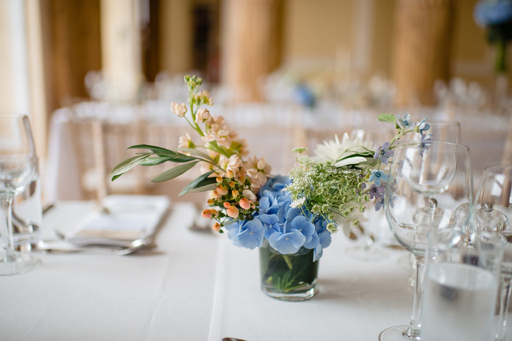 hydrangea wedding decor