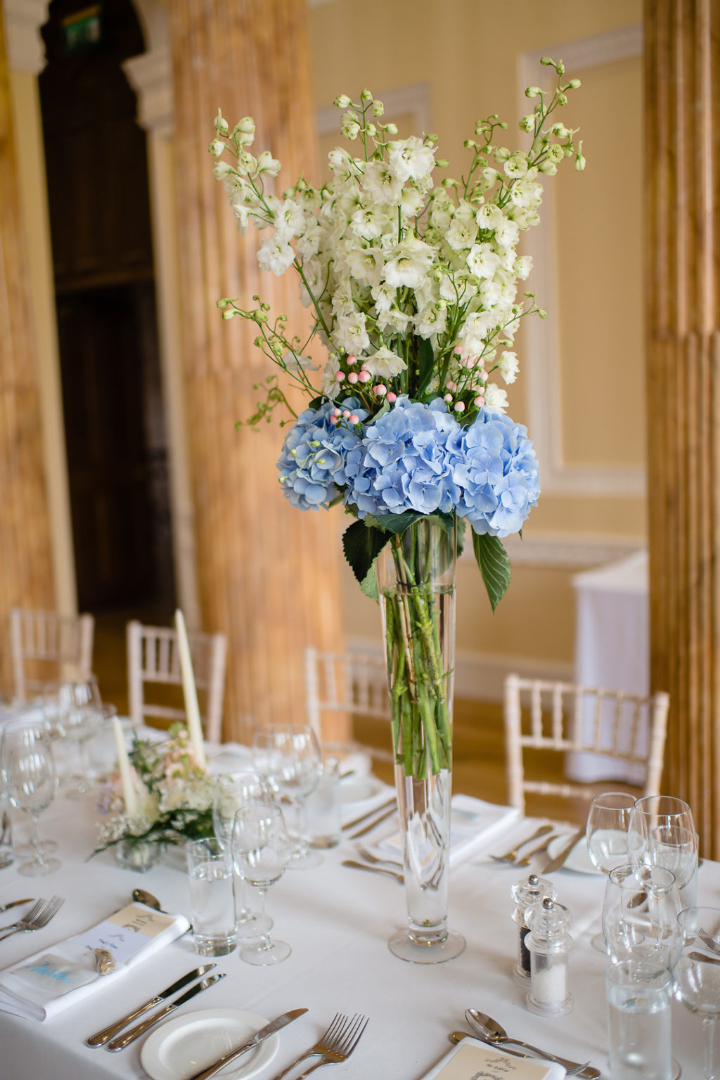 hydrangea wedding decor